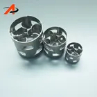 Metal pall ring tower packings