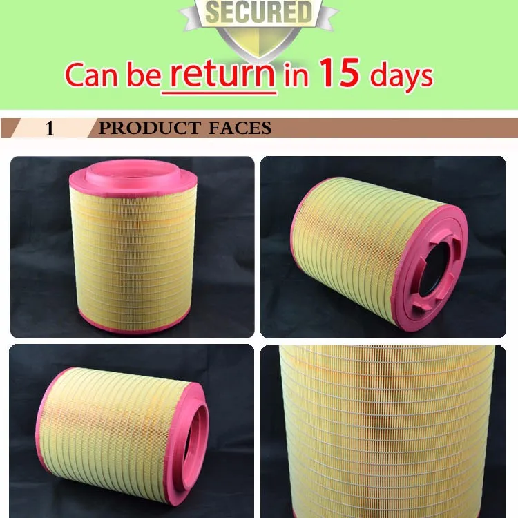 Truck air filter K2273 K2440 K3544