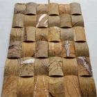 Rain forest brown marble slab price for wall floor tiles