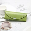 travel luxury velvet carbon fiber foldable sunglasses case