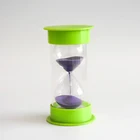 Colorful 3 Minute Plastic Crafts Sand Egg Timer for Housewife