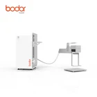 Mini 20W fiber laser marking machine for printed circuit board, chip,mobile phone shell
