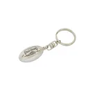Custom logo 3d metal blank souvenir keychain