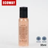 Luxury 35ml plastic cosmetic shower gel bottle for amenities