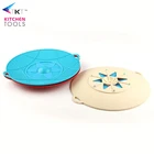 Silicone flower Colorful Food Cover Microwave Safe Bowls Fit Cups Dishes Skillets Pans spill stopper pot Lid