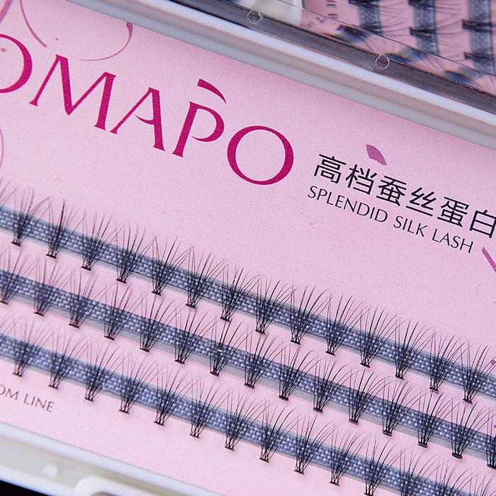 Professional grafting single cluster 10 supernatural dense false eyelashes