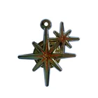 metal jewelry bracelet pendant star shape glitter jewelry charm