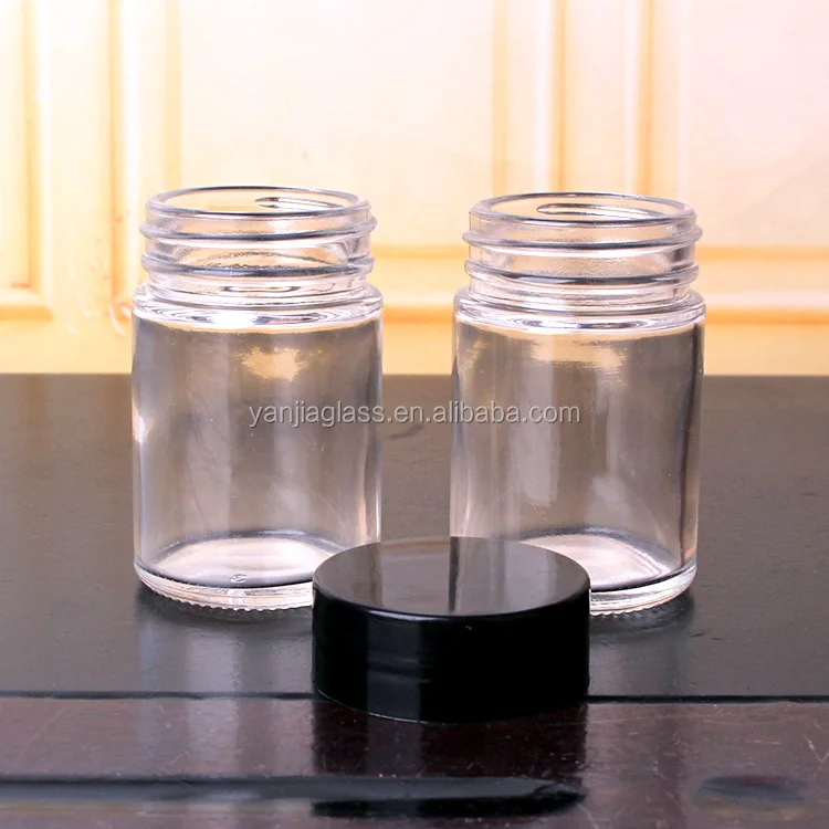 Airtight Glass Wide Mouth Straight Sided Canning Preserving Jars With Metal Lids