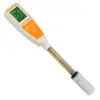 Digital 14.00 pH Long Tube Self Calibration One Touch 12cm Probe pH Temperature ATC Pen type Meter IP65 Water Quality Tester