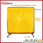 EW-C102 Gold Yellow Vinyl Welding Curtain / welding screen