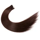 Double Drawn 2g/Piece Brazilian Hair 8 - 40 Inch Remy Tape In Hair Extensions Human Hair