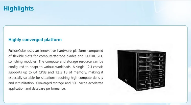 fusioncube hyper-converged infrastructure fusioncube 6000vs for