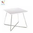 Metal frame Office modern tea table set coffee table