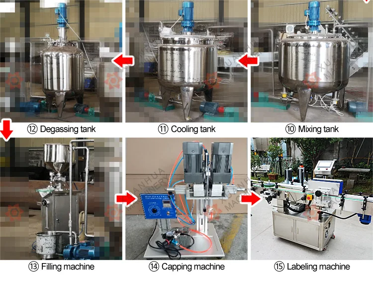 Automatic 200kg H Peanut Butter Making Machine Almond Sauce Production