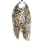 New leopard print fashion ladies' shawl scarf long cotton scarf
