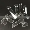 acrylic clear shoe store display slatwall heel rest rack stand show lot of 20
