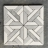 Beauty Thassos White Carrara White Waterjet
