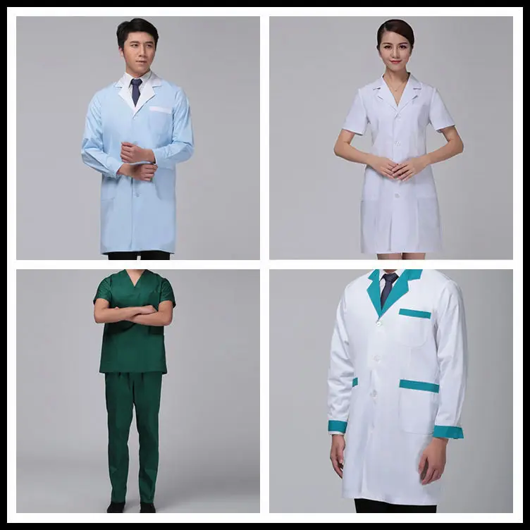 Product Promotion Guangzhou wholesale clothing linen doctor lab coat for women