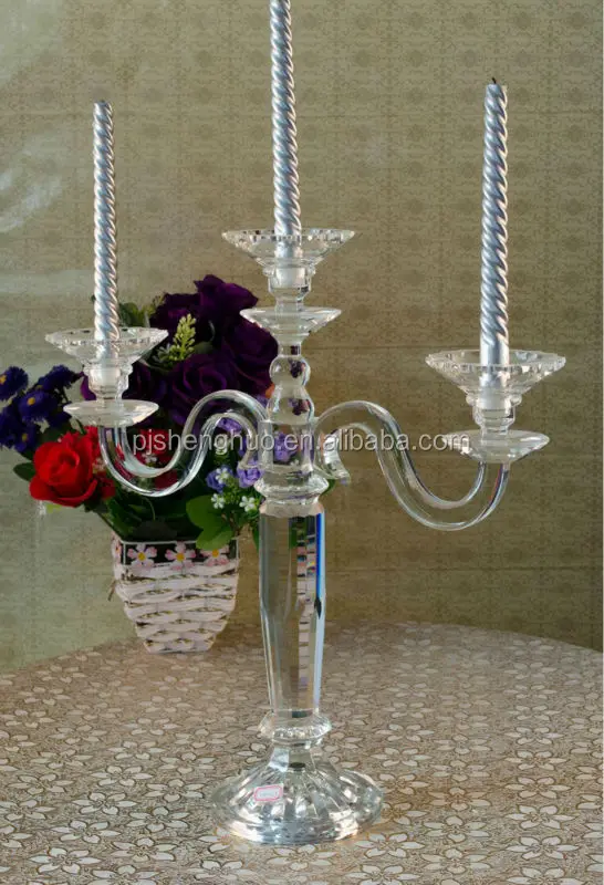 beautiful tall colored glass candle holder gift status