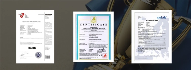 certificate 750