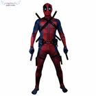 Avengers Deadpool 2 Deadpool Complete set Tights Jumpsuit Performance Cosplay Costume Mardi Gras Carnival