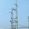 chinese 110KV /220KV double cituit angle power transmission galvanized steel tubular pole factory