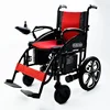 Comfortable and soft seat folding electric wheelchair with aluminum wheel