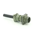 5015 Military AC/DC 6 Pin Bulkhead Circular Connectors
