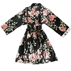 2019 Wedding Robes Silk Bridesmaid Gift Satin Floral Robes for Women