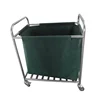 Hot sell Stainless steel medical waste trolleys hospital cleaning cart