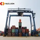 30 ton 40 ton Rubber tyre mobile container lifting gantry crane