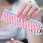 Custom Self adhesive nail polish sticker Korea Nail art stickers
