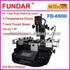 High success rate Advanced FUNDAR FD-6900 3 temperature zone touch screen interface welding machine with free bga reball tool