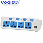 Whosale Universal outlet 24v multi extension heat resistant socket electrical adapter europe