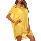 2019 Women Ladies Bikini Cover Up Bathing Suit Lace Mesh Crochet Swimwear Beach Dress Bikini Cover Up Bathing Suit Swimsuit