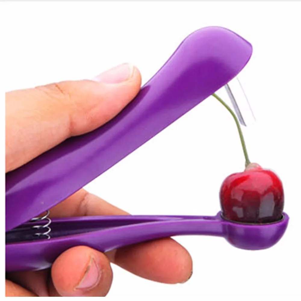 Novelty Super Cherry Pitter Nuclear Device Cherries Seed Implement Cherry Corer Fruit Vegetable Kitchen Tools KC1377