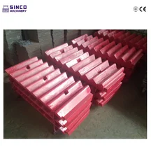 Metso Shanbao SBM Pegson brands Jaw crusher spare parts jaw plate
