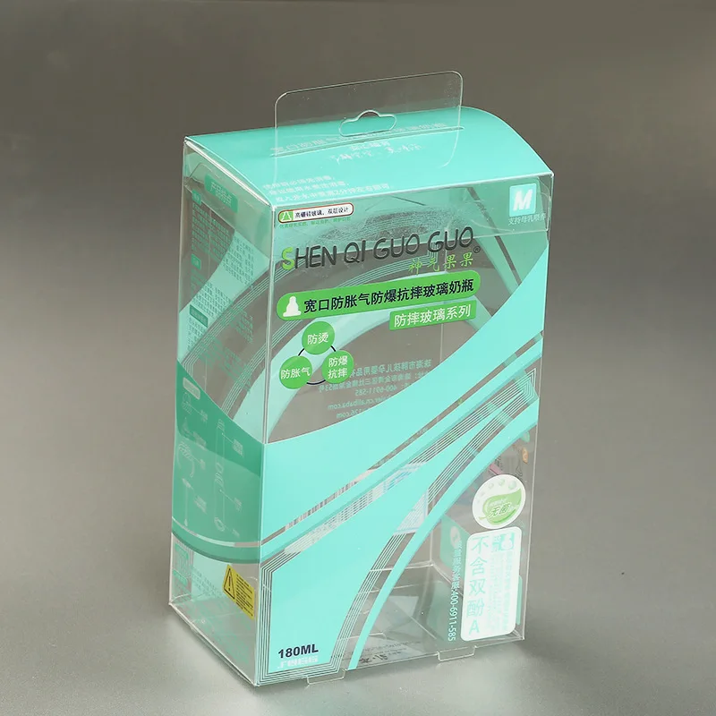 Custom Printed Clear Plastic Pet Box Clear Pet Packaging Box Clear