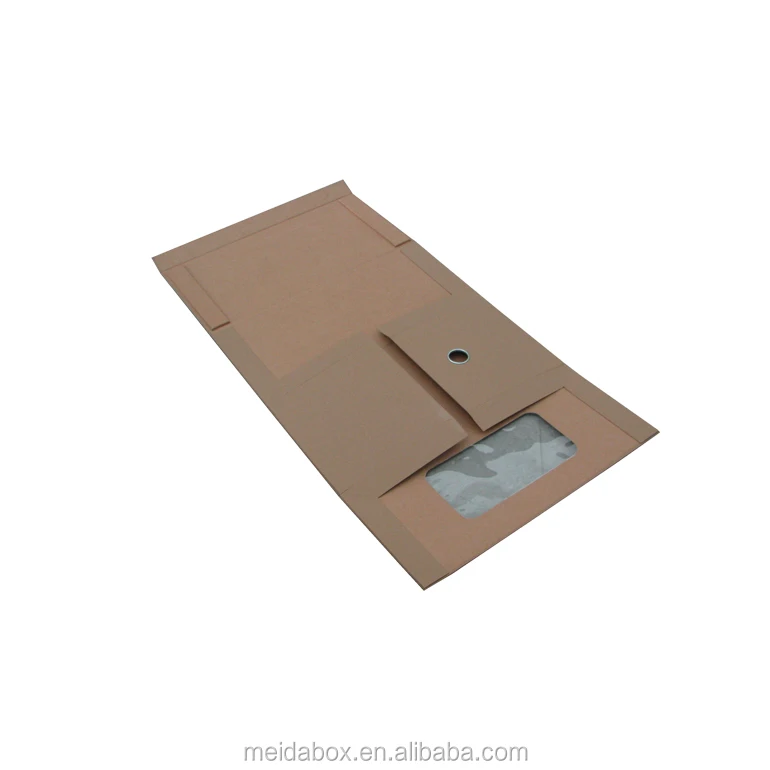 handmade foldable packaging cardboard shoe box with clear window