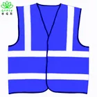 Hi Vis High Visibility Blue Safety Vest Reflective Vest