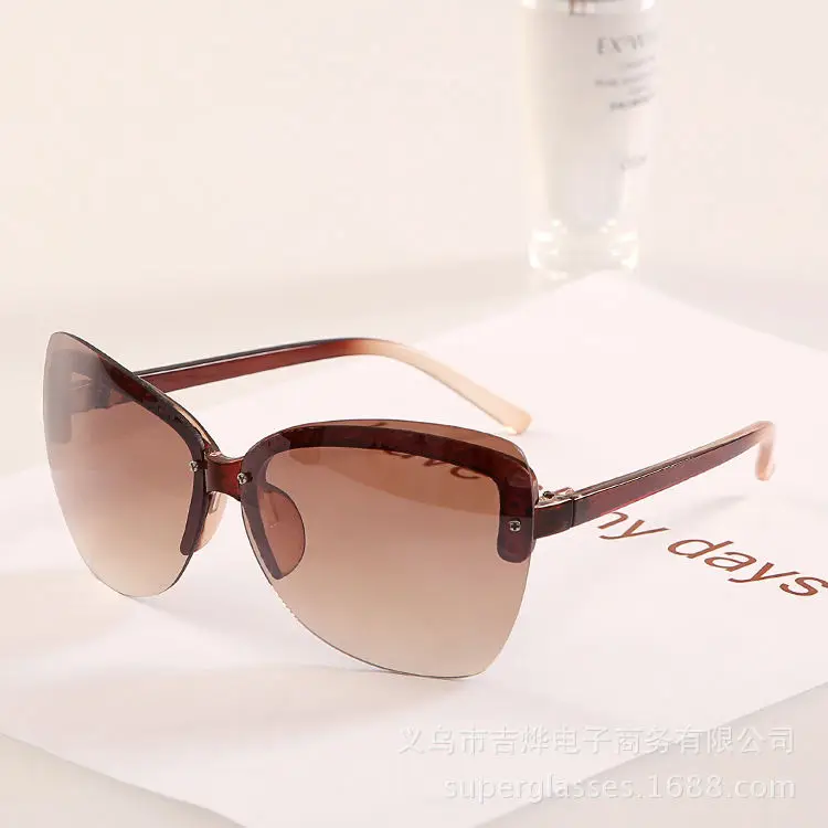 Luxury New 2015 Vintage Women Sunglasses Hot Selling No frame lade sunglasses Elegant Glasses oculos de sol J146 original NEW