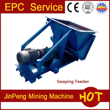 Pendulum swaying feeder, mineral processing oscillating feeder for sale