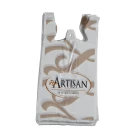 100% biodegradable LDPE wholesale vest handle t-shirt plastic bag
