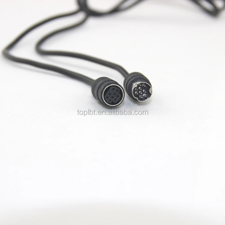 2019 New Din 9 Pin Mini Din Male to Male 9pin Female Plug Cable - ANKUX.COM