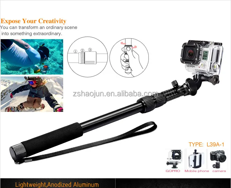 telescope pole New products legoo selfie stick for xiaomi red rice