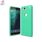 Saiboro Multi Color Brush Tpu Carbon Mobile Phone Case For Google Pixel 2 Case Back Cover