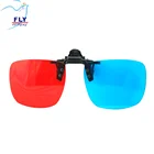 Hot Sale New Trend Promotional 3D Movies Entertainment Acrylic Clip-on Unisex Eye Glasses