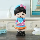 Cartoon girl/diy blank vinyl toy/cheap pvc figure plastic toy