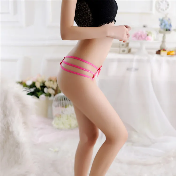 Stock Women Sey G-String Thongs Fashion Intimates Briefs Women Lace Underwear Breathable Lingerie Girls Panties Bandage With dia