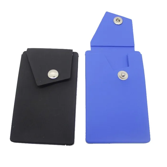 silicone phone wallet with clip